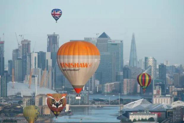 London skies to be filled with Hot Air Balloons this weekend